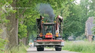 Mowing grass 2020  Renault 13354 TZ with Kuhn Triple  J vd Brink [upl. by Azyl455]