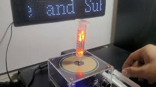 tesla coil feed scienceexperiment sciencefacts factsinhindi electroboom [upl. by Alby]