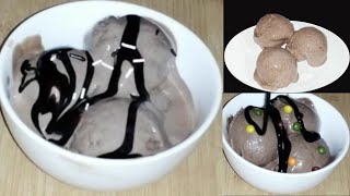 NO CONDENSED MILK CHOCOLATE ICE CREAM  EASY CHOCOLATE ICE CREAM RECIPE  Nazo yummy food [upl. by Yessej]