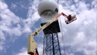 18ft Radome Installation [upl. by Yrtneg]