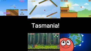 Red bal 1 Red ball 2 Red Ball 3Red ball 4 vol1Red ball 4 vol2Red ball 4 vol3 tasmania tas [upl. by Ahsiela486]