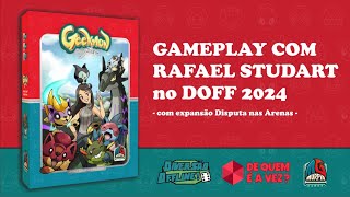 Gameplay com Rafael Studart no DOFF 24  Geekmon Capture  Expansão Disputa nas Arenas [upl. by Sivartal]