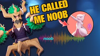 This is Mewtwo player had called me Noob  Pokemon unite [upl. by Nate]