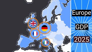 Top 30 European Economies in 2025 GDP nominal [upl. by Hachmin]