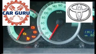 Toyota Corolla Verso Reset Change Oil Reminder CarGuruDIY [upl. by Icam819]