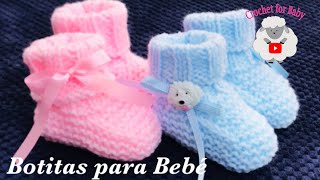 ADIDAS TEJIDOS A CROCHET PARA BEBE  PASO A PASO 0 A 3 MESES [upl. by Ahsitram]