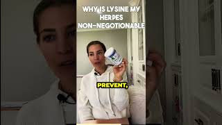 Why is Lysine My Herpes Nonnegotionable [upl. by Gonzalo]