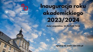 Inauguracja Roku Akademickiego 202324 [upl. by Ahsats]