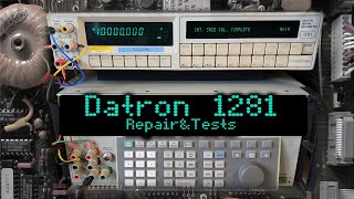 Repairing amp Testing Datron Wavetek 1281 85 Digit Multimeter [upl. by Wolsky]