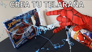 ¿Como crear tu Propia Telaraña de SPIDERMAN 😱 SALIO MAL  Gepxho [upl. by Ivy]