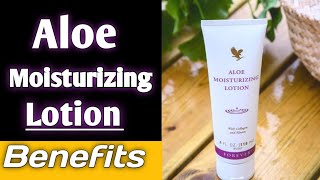 forever aloe moisturizing lotion benefits in hindi  moisturizing lotion creme  forever flp [upl. by Leveridge]