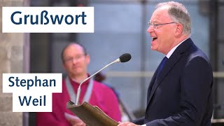 Grußwort zur Bischofseinführung Stephan Weil Ministerpräsident von Niedersachsen [upl. by Sotsirhc]