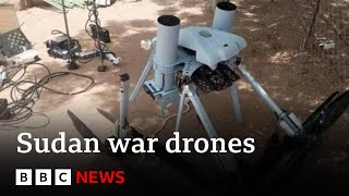 Iran and UAE drones used in Sudan war evidence suggests  BBC News [upl. by Adriena]