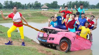 Picchi Bou Vs Bandhaner Kisthi 😎 Very Special Trending Funny Video 2024 😂 Amazing Comedy EP 372 [upl. by Dillon]