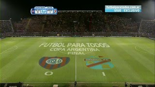 Fútbol en vivo San Lorenzo  Arsenal Final Copa Argentina Fútbol Para Todos [upl. by Ardekahs]