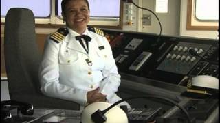 Mulheres comandam navio da marinha mercante  RepÃ³rter Brasil noite [upl. by Aeniah]