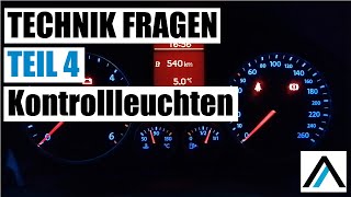 Abfahrtkontrolle in der praktischen Prüfung  Klasse B  Technik Fragen  Teil 4  Kontrollleuchten [upl. by Eenwahs530]