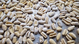 Shaping Cavatelli Pasta [upl. by Aisanat]