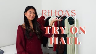 Rihoas Fall Dress and Sweaters Try On Haul 2023  rihoas inrihoas [upl. by Gemmell8]