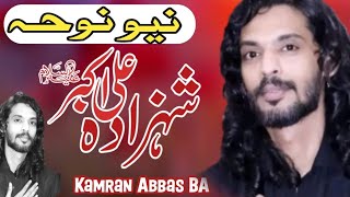 Zakir Kamran Abbas BA Noha shahzada Ali Akbar as majlis Aza NaqviShahzada [upl. by Siward]