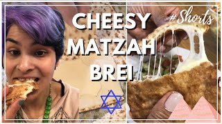 CHEESY MATZAHBREI FOR PASSOVER  Jewish Food Recipes  Shir Eats Shorts [upl. by Eeimaj]