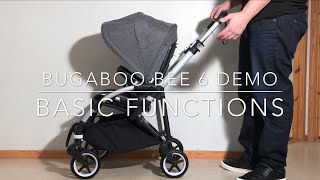 Bugaboo Bee 6 Demonstration of Basic Functions [upl. by Yalhsa]