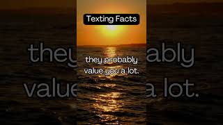 Texting FactsText Message SECRETS Do They REALLY Carethey probably value you a lot [upl. by Ardnusal]