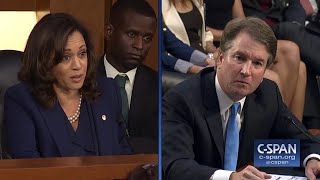 Brett Kavanaugh Struggles To Answer Kamala Harris Simple Question [upl. by Eldreda]