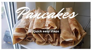 Recipe How To Make Thin Pancakes  CWF [upl. by Lonee]