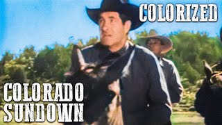 Cowboy Movie Colorado Sundown  COLORIZED  Ranch Movie  Free Western  Wild West [upl. by Voss]