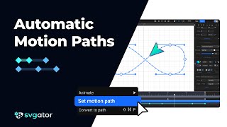 Automatic Motion Paths  SVGator [upl. by Armallas]