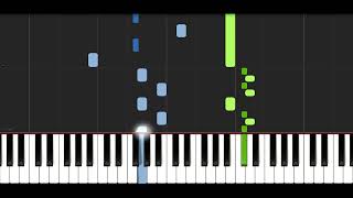 The Tearsmith  Nicas Theme  Piano cover  Synthesia Tutorial  Sheet music [upl. by Enelyw]