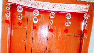 Beautiful door hanging craft ideas with old Bangles । Door hanging toran।Best out of waste। [upl. by Nossila508]