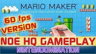 WiiU  Mario Maker 60 fps Version  Nintendo HQ Gameplay [upl. by Eldnik316]