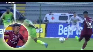 Golazo de larga distancia de RAZIEL GARCIA con Deportes Tolima [upl. by Novyart]