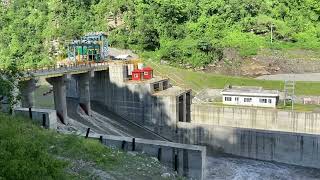 Headworks of a Hydropower plant in Nepal [upl. by Ronoel]