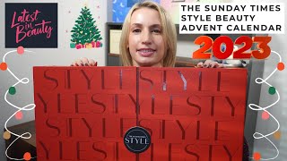 Sunday Times Style Advent Calendar 2023  Latest In Beauty [upl. by Glimp]