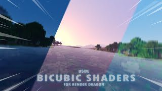 BICUBIC SHADERS BSBE V31 FOR RENDER DRAGON  Minecraft BE Win10 Android IOS 118  119 [upl. by Akinehs]