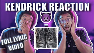 Kendrick Lamar  Black Air Forces Full Lyric Video REACTION [upl. by Mloclam]