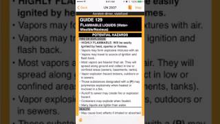 Tutorial Emergency Response Guidebook App ERG for iOS [upl. by Penn103]