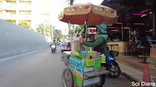 Pattaya Tree Town Beach Road Full Tour [upl. by Sneve941]