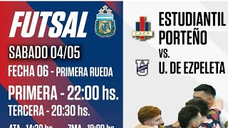 Estudiantil Porteño Vs U de Ezpeleta [upl. by Sloane]