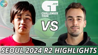 Kaito Uesugi 上杉海斗 vs Antoine Escoffier  Seoul 2024 R2  Highlights [upl. by Norrag]