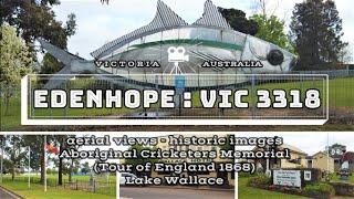 Aerial view  Historic images  Walkabout  Edenhope  Victoria Australia [upl. by Attlee245]