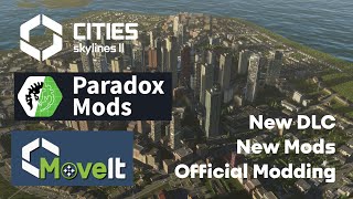 Official Mods for Cities Skylines 2 are here  Move It  Beach Properties DLC [upl. by Jar756]