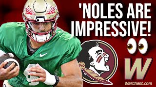 Noles are IMPRESSIVE  FSU Spring Football Breakdown  Jeff Cameron Show  Warchant TV FSU [upl. by Artenak]