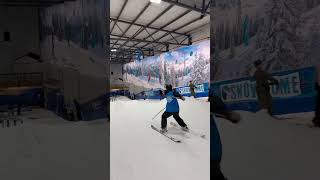 5 tail tap ski skiing snow snowboarding winter extreme freestyle freestyleskiing indoorski [upl. by Sapowith]