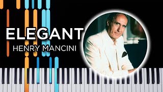 Elegant By Henry Mancini  Piano Tutorial [upl. by Lizabeth]