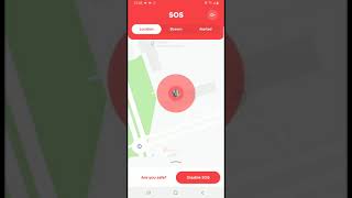 Activating SOS call using the SOS button [upl. by Alisander]