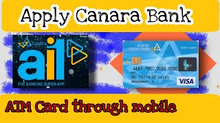 How to apply online new Debit card or ATM of canara bank without going to Branch [upl. by Ilsel387]